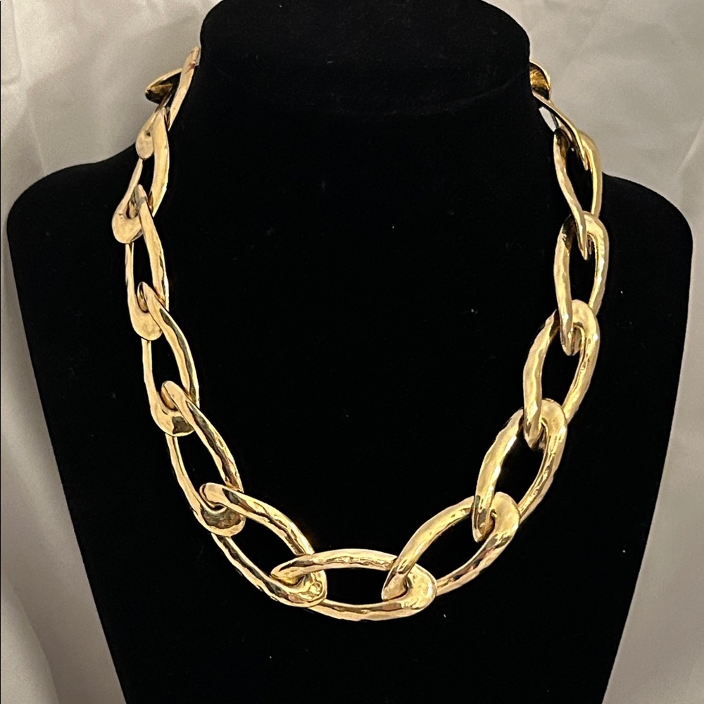 Vintage Gold Link Necklace